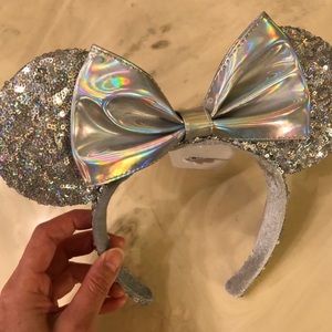 Silver Minnie ears